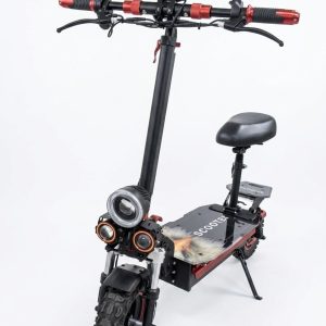 Electric Fat Tire Scooter Bike | Off-Road Electric Scooter with Seat