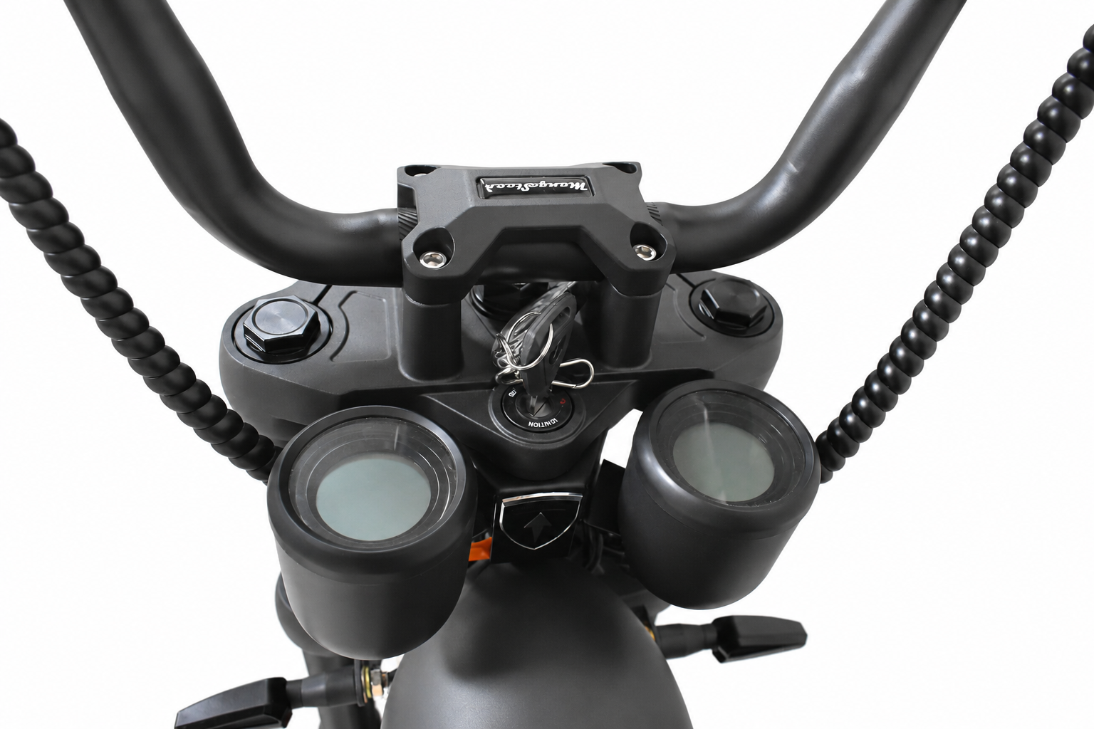 Electric Fat Tire Cruiser Motorcycle | Long Range Chopper Style E-Bike - Image 7